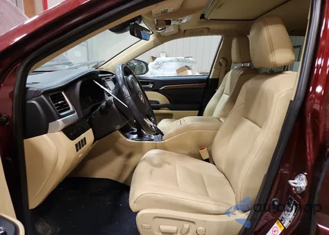 2019 Toyota Highlander Limited from USA, damaged, VIN 5TDDZRFH9KS935817